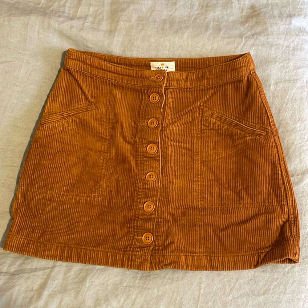 Marine Layer Mini Corduroy Skirt Size 4